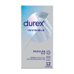 Durex Condoms 12's, Invisible