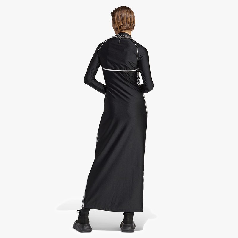 Adidas Originals Women's Black Long Dress