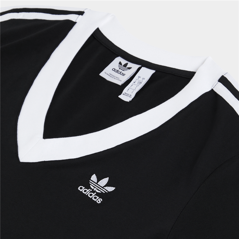 Adidas Originals Women's Black V-Neck Dress