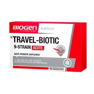 Biogen Travel-biotic 9 Strain Acute 10s
