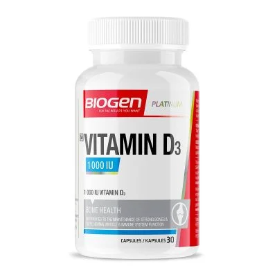 Biogen Vit D3 1000iu 30s