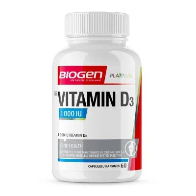 Biogen Vit D3 1000iu 60's