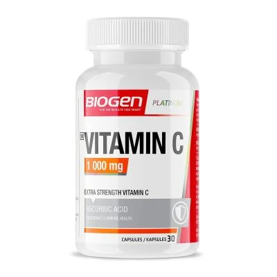 Biogen Vitamin C 1000mg 30 Capsules