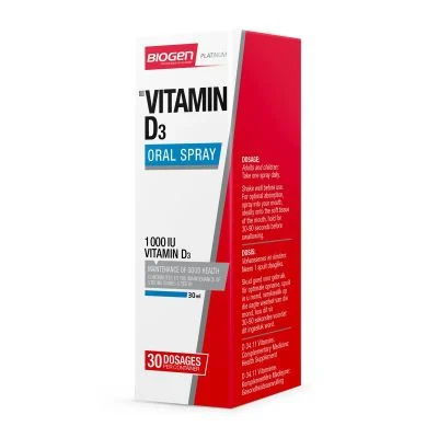 Biogen Vitamin D3 Spray 30ml