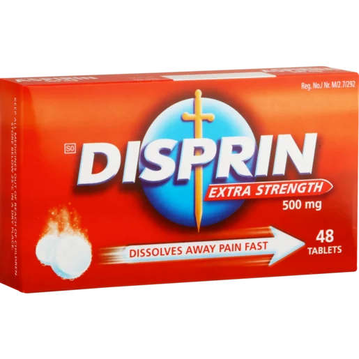 Disprin Extra Strength Effervescent Tablets 48 Pack