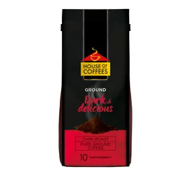 House Of Coffees  Ground Coffee  Dark And Delicious  (12 x 250g)