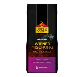 House Of Coffees  Pure Ground Coffee  Wiener Mischung  (1  x 250g)