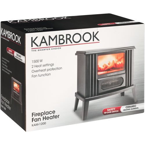 Kambrook Fire Place Fan Heater Ceramic