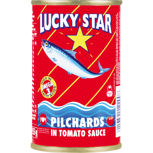 Lucky Star Pilchards In Tomato Sauce 155g - myhoodmarket