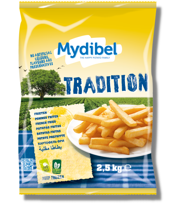 Mydibel Chips Traditional 11mm 2.5kg 4/ CTN