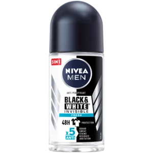 Nivea Men Black & White Invisible Fresh Anti-Perspirant Roll-On 50ml