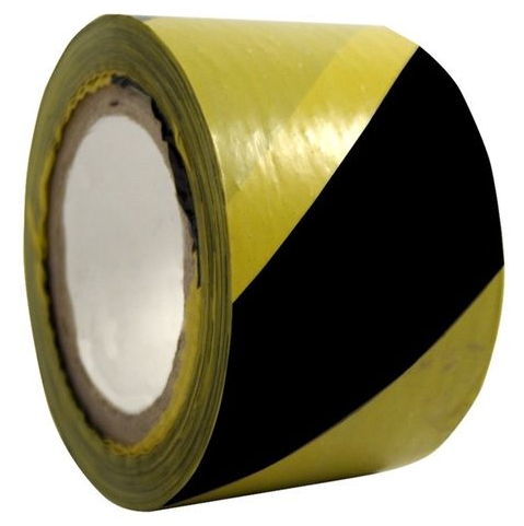 DEJUCA IBTY175 Barrier Tape - Yellow/Black (75mm x 100m)