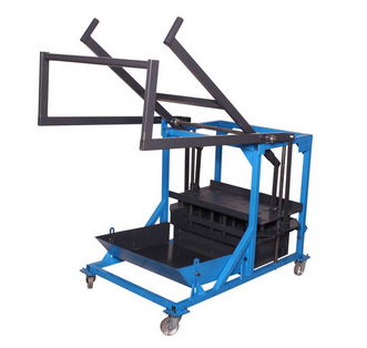 Mac Afric Manual Mobile Brick Making Machine (Hollow Mould)