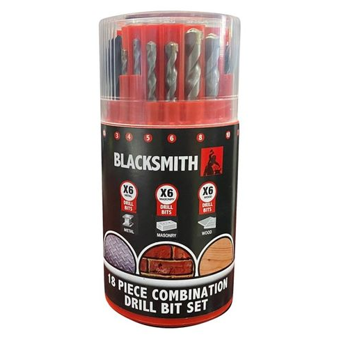 Blacksmith Drill Bit Set 18 Piece