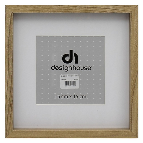 Design House Boxed Photo Frame - Natural (250 x 250mm)