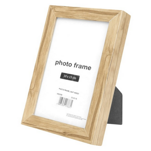 Photo Frame - Light Wood (100 x 150mm)