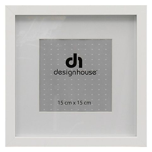 Design House Boxed Photo Frame - White (250 x 250mm)
