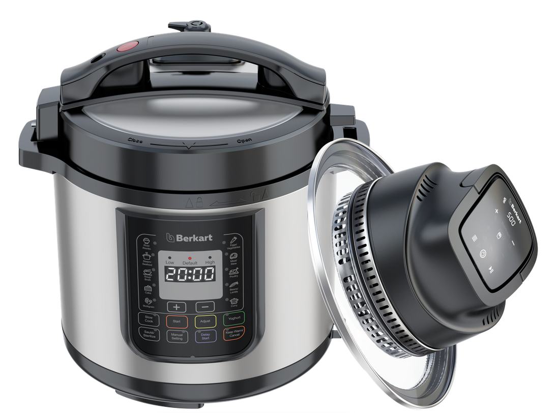 Berkart 8L Digital Multi-Cooker - Pressure Cooker & Air Fryer