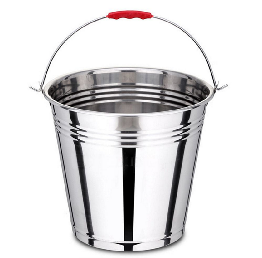 Bucket Stainless Steel With Handle
