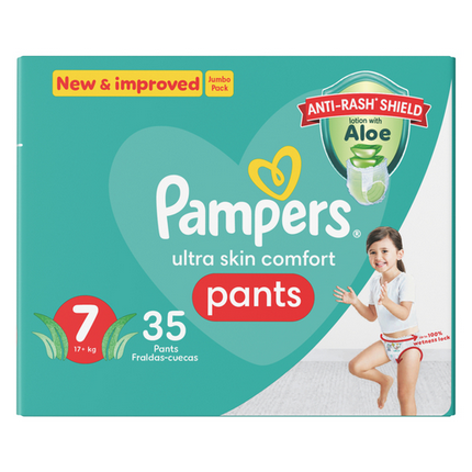 Pampers Pants Size 7, 35 Nappies