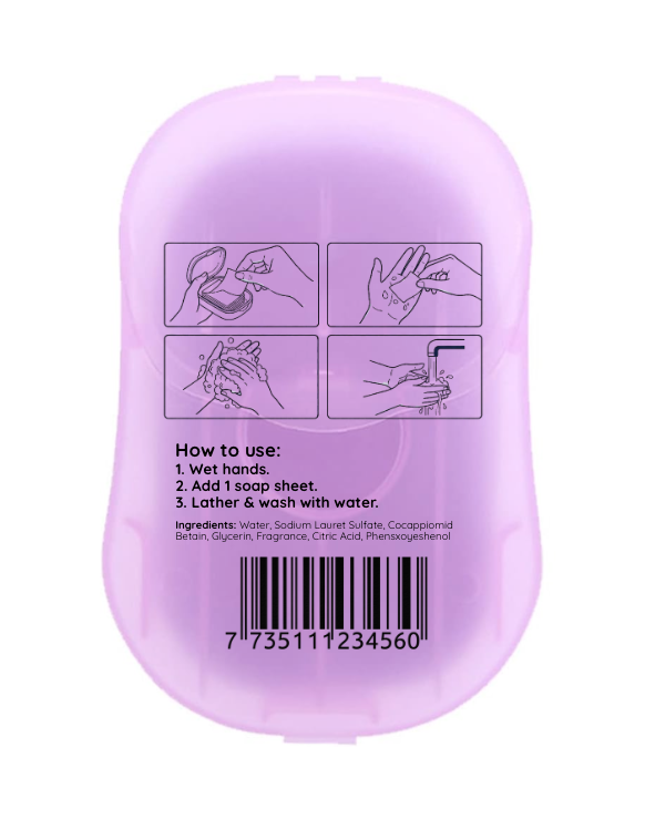 Sudsy Disposable Hand Soap (15 Sheets)