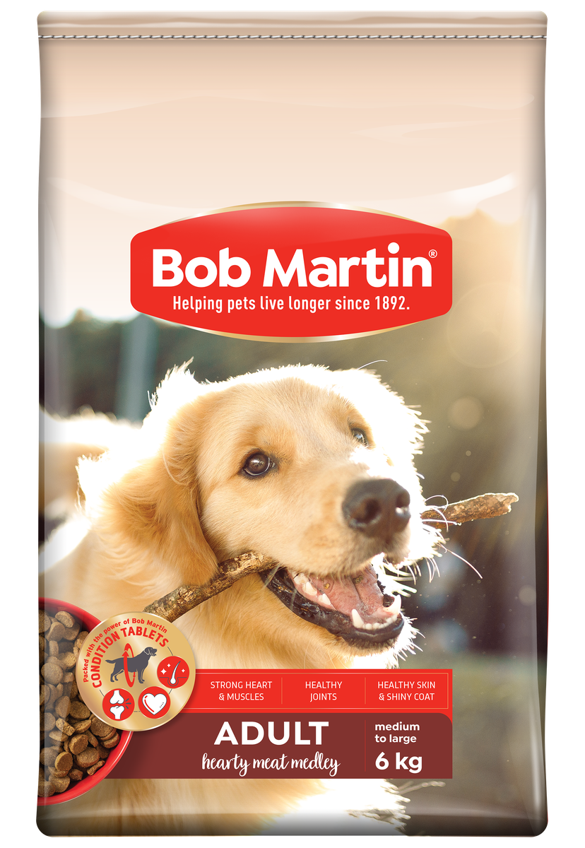 Bob Martin Hearty Meat Adult Dog Food 6kg