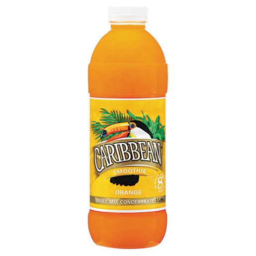 Caribbean Smoothie Orange Flavoured Dairy Mix Concentrate 1L