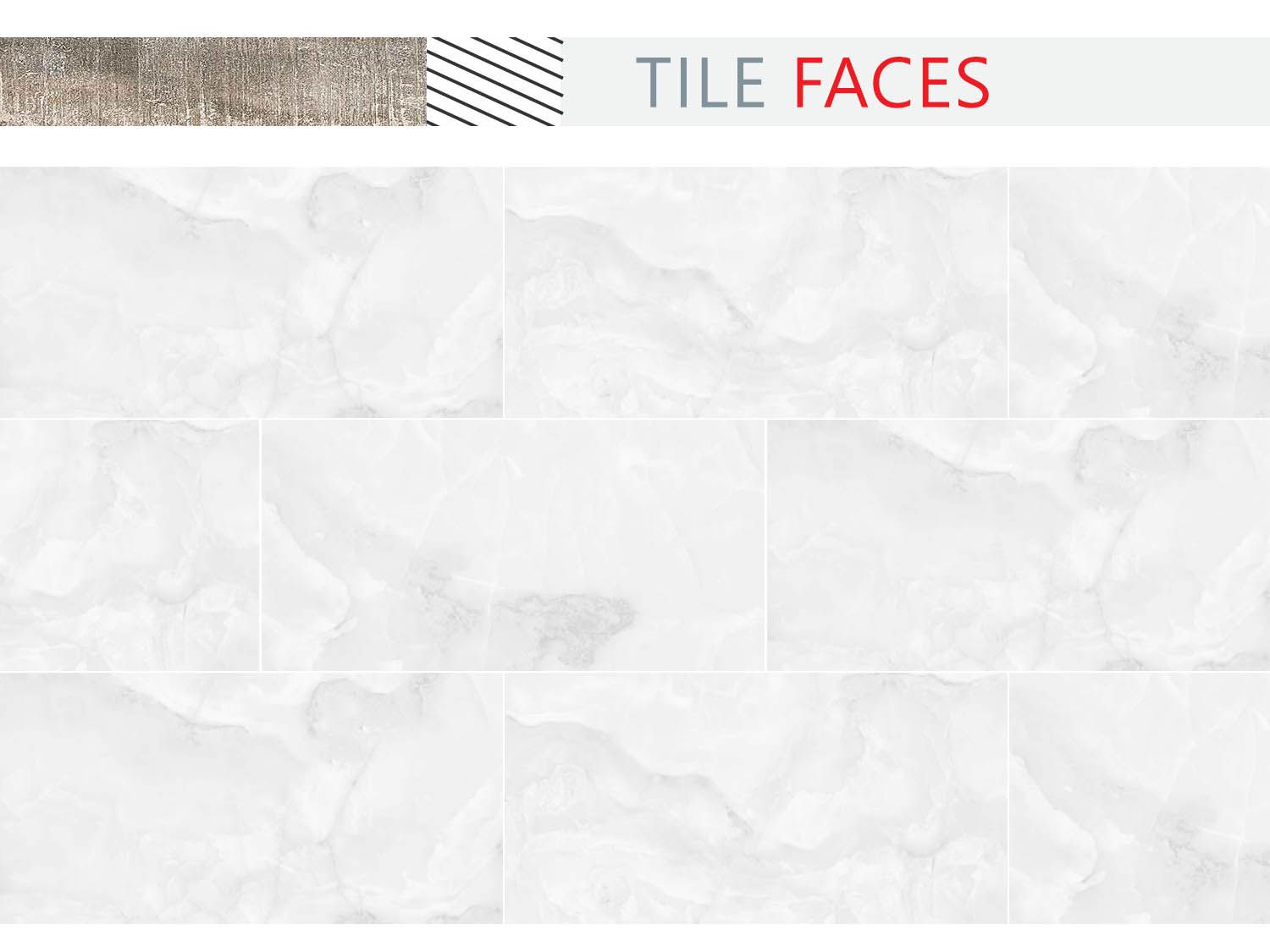 Triton Onyx White Glazed Shiny Polished Porcelain Floor Tile - 600 x 1200mm