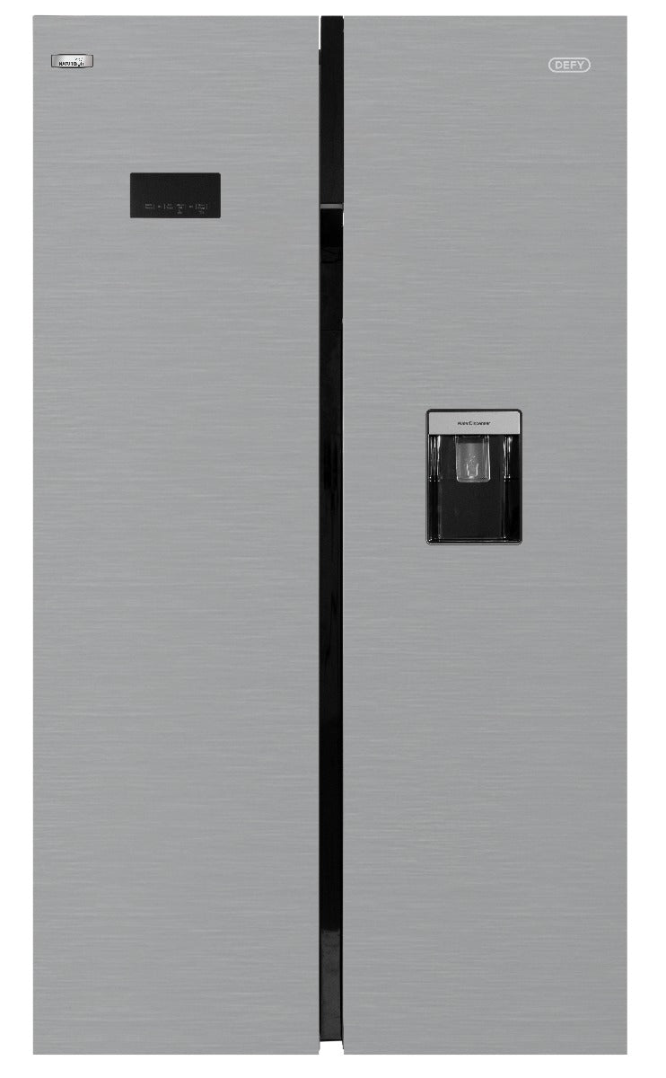 Defy 614l Inox Finish Nature Light Side By Side Dff463