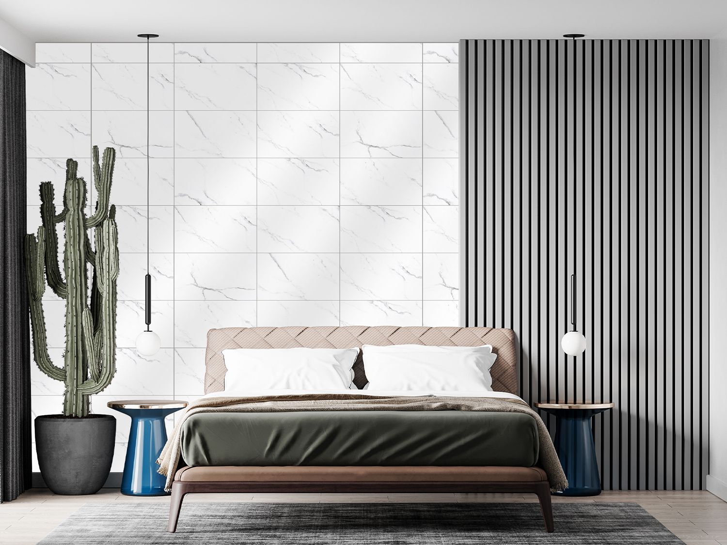 Domus White Shiny Ceramic Wall Tile - 600 x 300mm