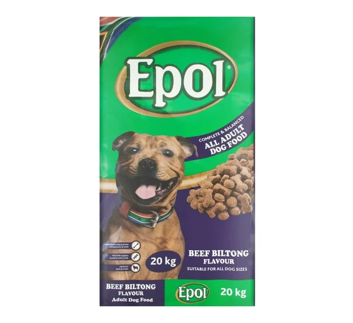 Epol Beef Biltong Flavoured Dog Food 20kg