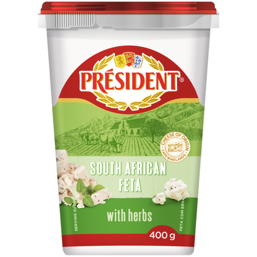 Président Feta With Herbs 400g