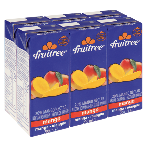 Fruitree Mango Juice 6 x 200ml