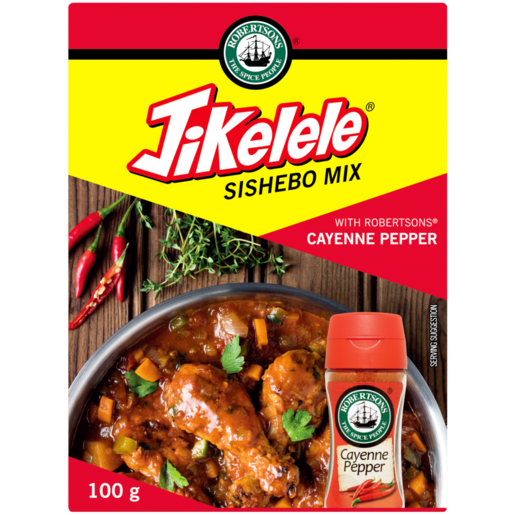Robertsons Jikelele Cayenne Pepper Sishebo Mix 100g x 5