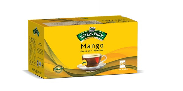 Ketepa Pride (Tagged & Enveloped) Mango Flavoured Tea Bags 25’s
