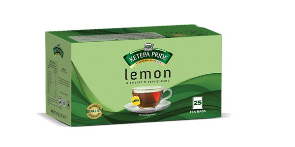 Ketepa Pride (Tagged & Enveloped) Lemon Flavoured Tea Bags 25’s
