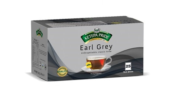 Ketepa Pride (Tagged & Enveloped) Earl Grey Flavoured Tea Bags 25’s