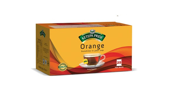 Ketepa Pride (Tagged & Enveloped) Orange Flavoured Tea Bags 25’s