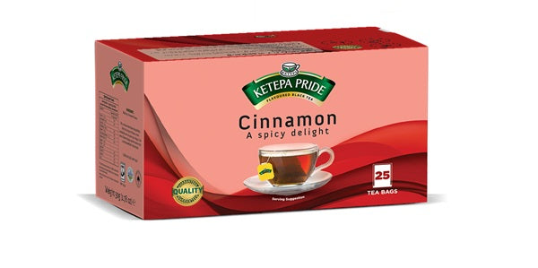 Ketepa Pride (Tagged & Enveloped) Cinamon Flavoured Tea Bags 25’s
