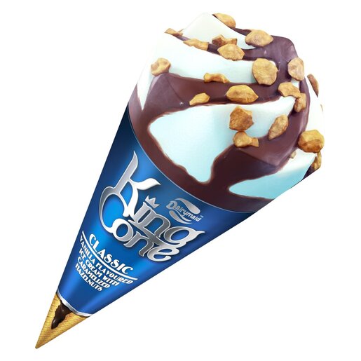 Dairymaid King Cone Vanilla Ice Cream 125ml
