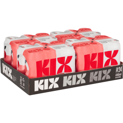 Kix Raspberry Peach Flavour Rosé Spritzer 24 x 440ml