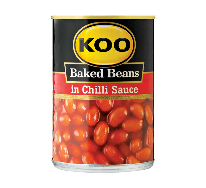 Koo Baked Beans In Chilli Sauce (12 x 420g)