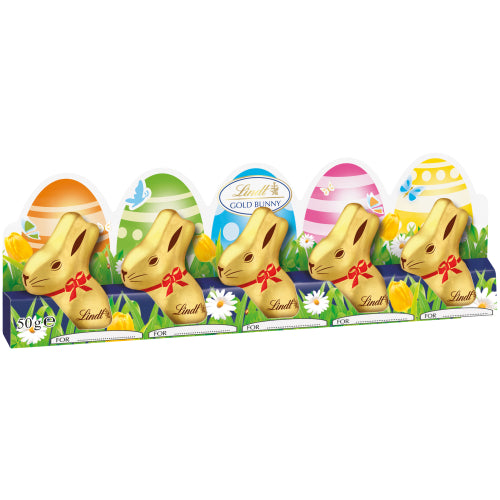Lindt Mini Easter Gold Bunny 10g x 5