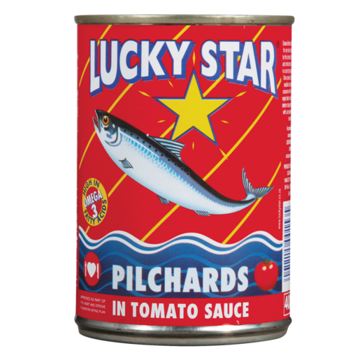 Lucky Star Pilchards In Tomato Sauce Tin 400g