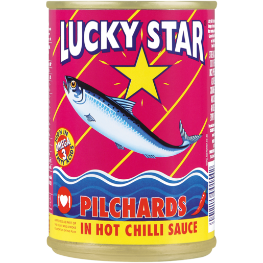 Lucky Star Pilchards In Hot Chilli Sauce 400g x 6