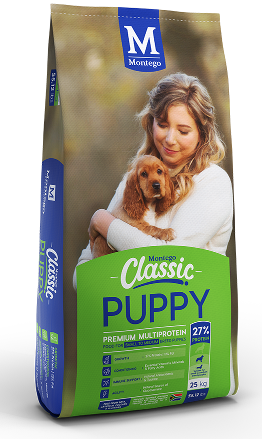 Montego Classic Small to Medium Puppy Food 25kg