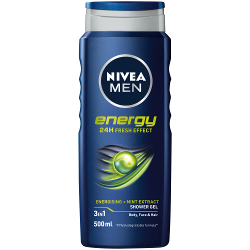 Nivea Men Energy For Men Shower Gel 500ml