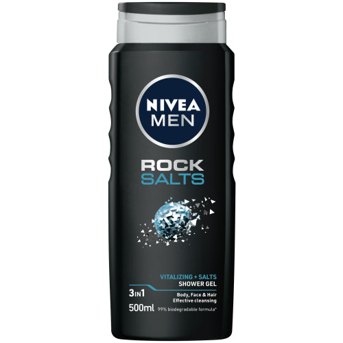Nivea Men Shower Gel Rock Salt 500ml