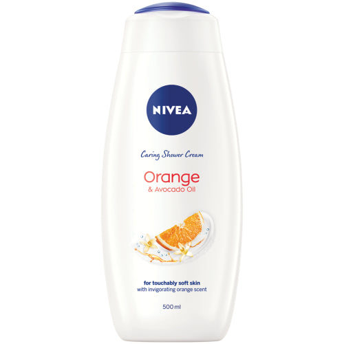 Nivea Caring Shower Cream Orange & Avocado Oil 500ml