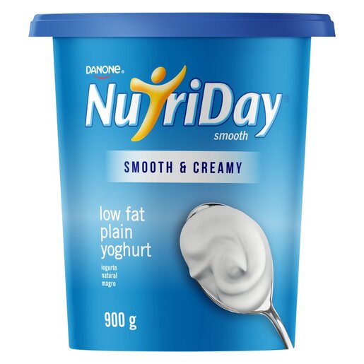 Danone Nutriday Low Fat Plain Yoghurt 900g